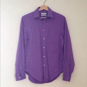 Calvin Klein Slim Fit Stretch Button Down Shirt